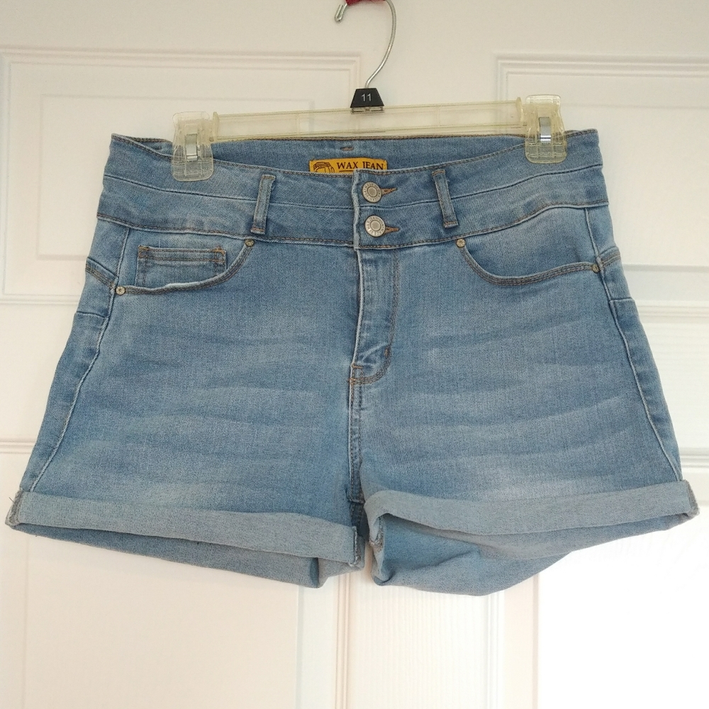 Wax Jean Shorts